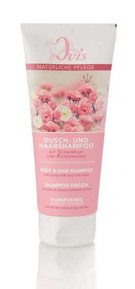 Ovis Dusch- u. Haarshampoo mit Rosenwasser 200 ml